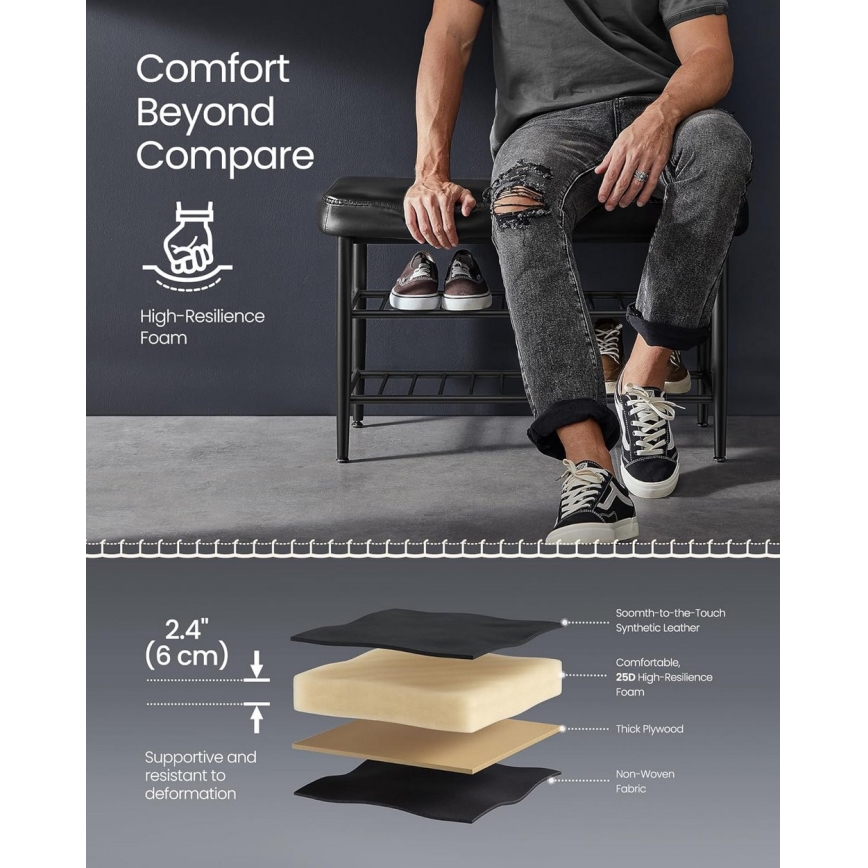 Botník ANDOR čierny