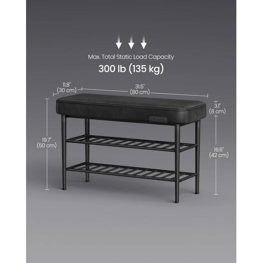 Botník ANDOR čierny