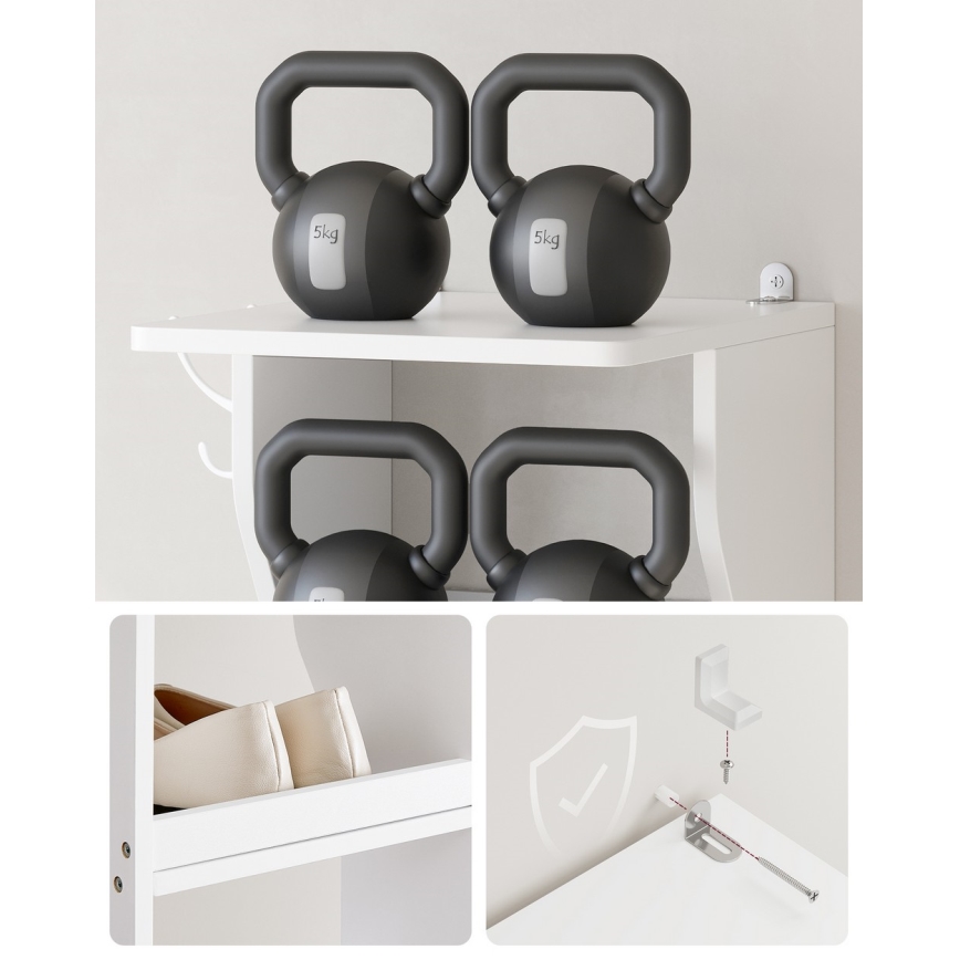 Botník BOTARO biela