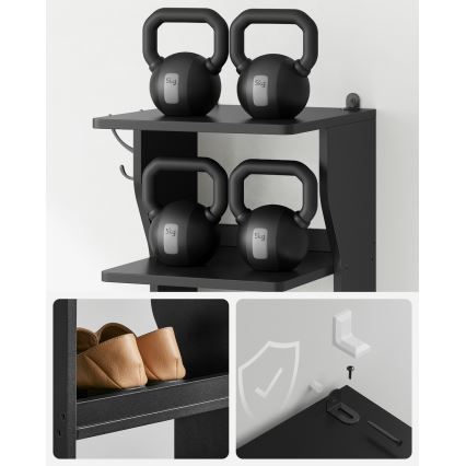 Botník BOTARO čierny