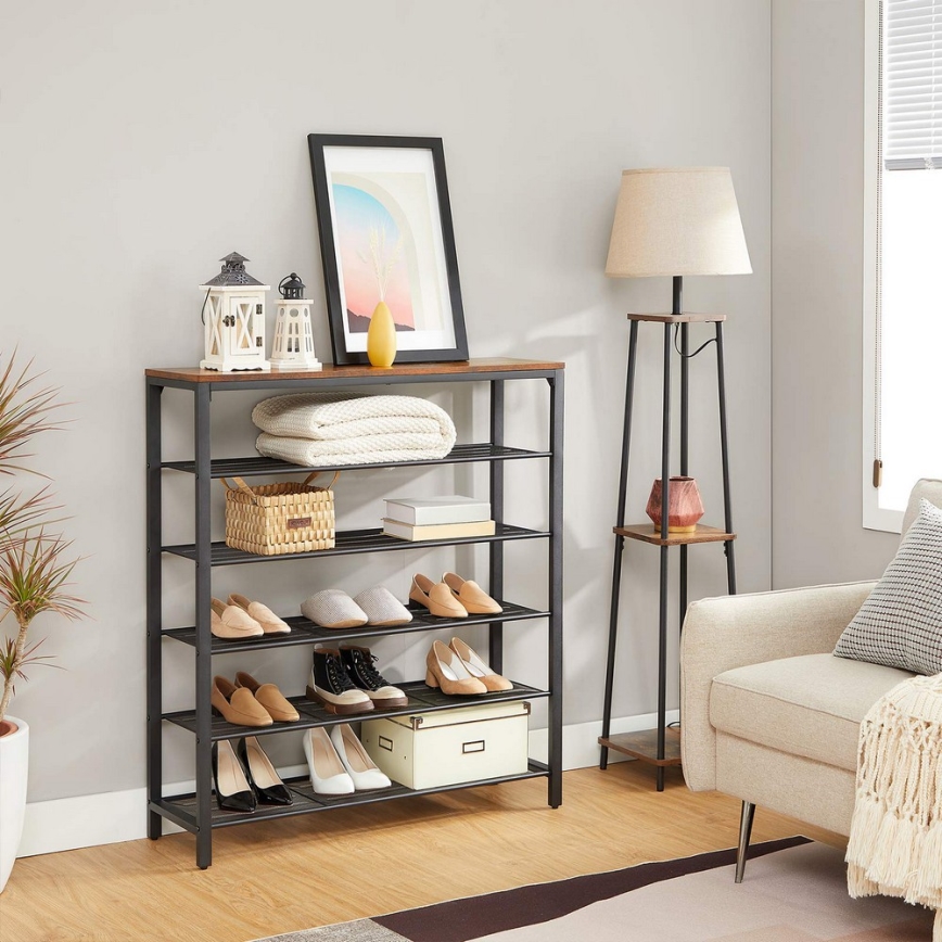 Botník DAVOR hnedá/čierna