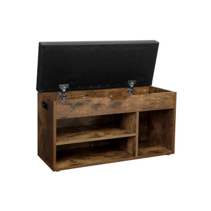 Botník DAVOR hnedá/čierna