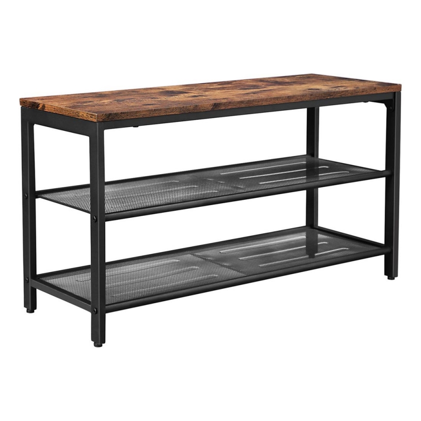 Botník DAVOR hnedá/čierna