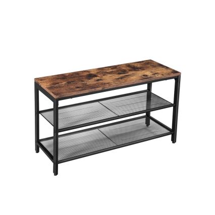 Botník DAVOR hnedá/čierna