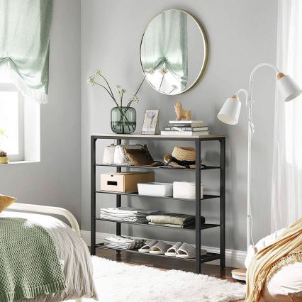 Botník DAVOR sivá/čierna