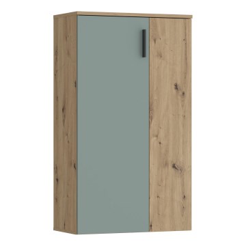 Botník ETON dub artisan/zelený