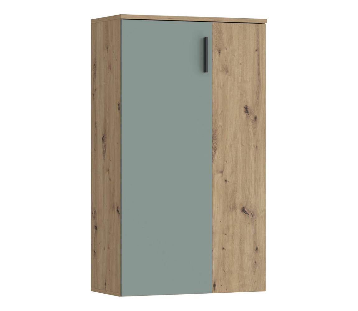 Botník ETON dub artisan/zelený BTS321-M934