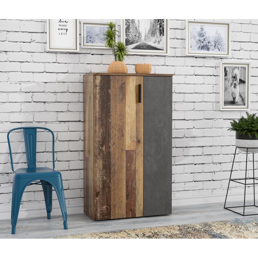 Botník ETON hnedá/antracit