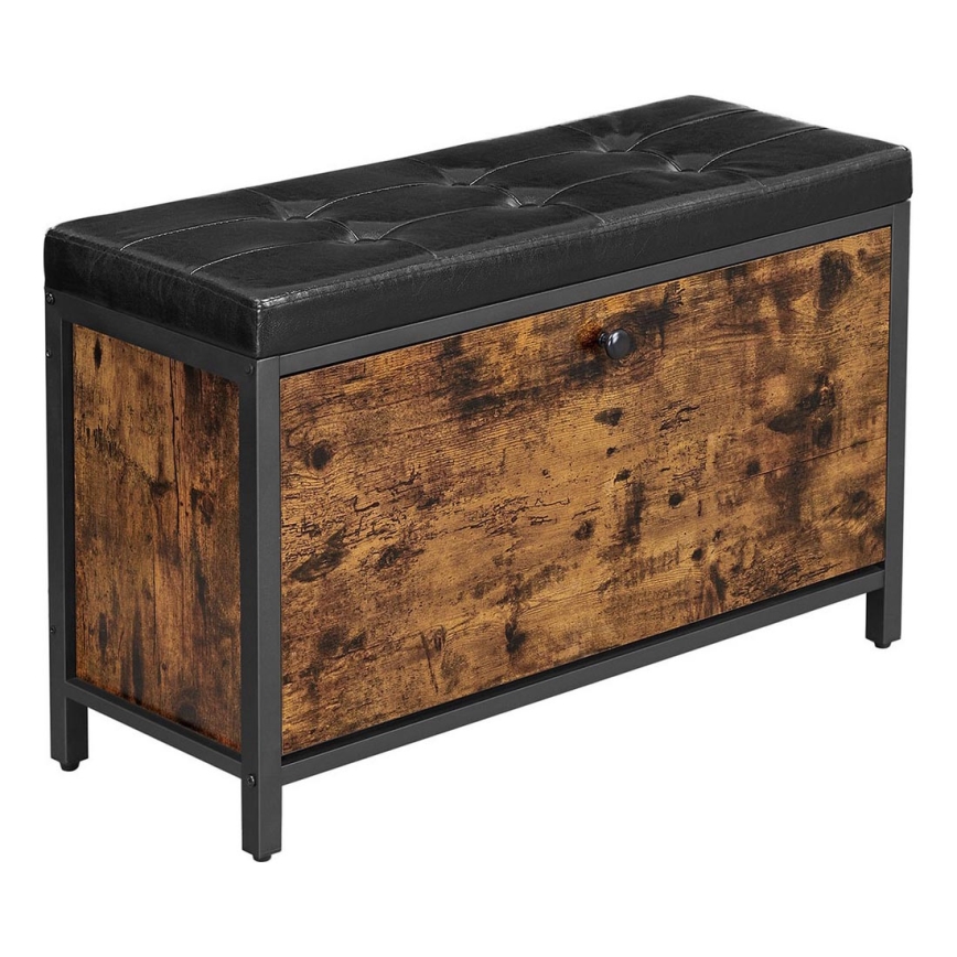 Botník VOREN hnedá/čierna