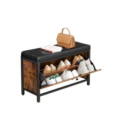 Botník VOREN hnedá/čierna