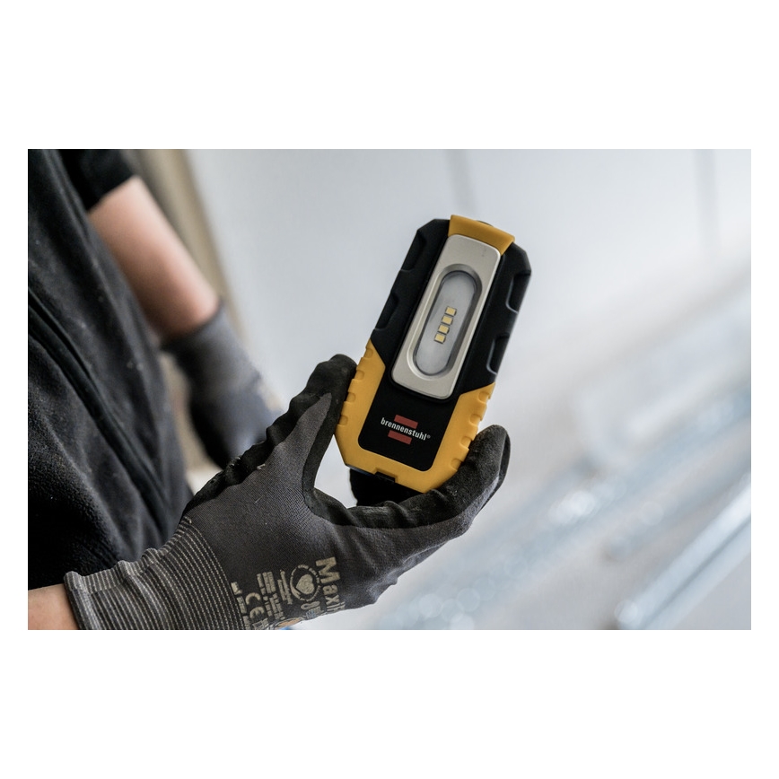 Brennenstuhl - LED Nabíjacia pracovná baterka LED/1800mAh/5V oranžová