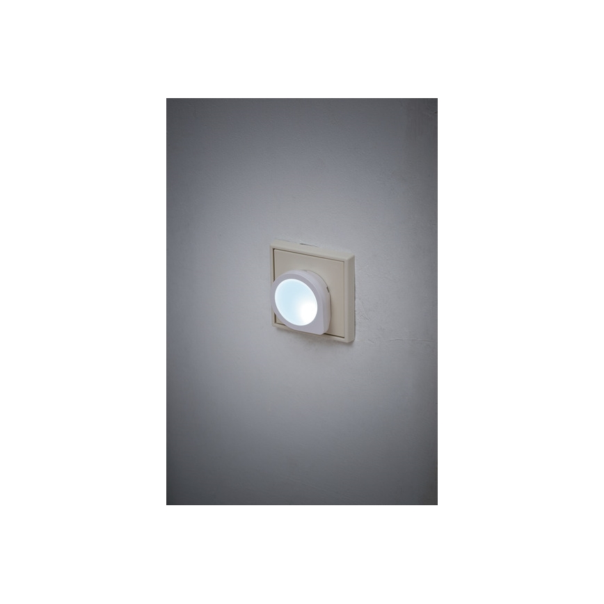 Brennenstuhl - LED Orientačné svietidlo so senzorom do zásuvky LED/0,2W/230V