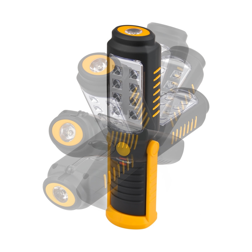 Brennenstuhl - LED Pracovná baterka LED/3xAA oranžová