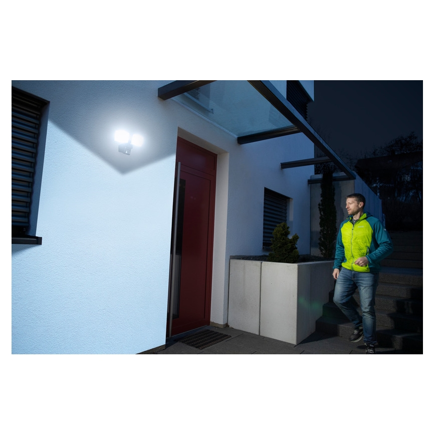 Brennenstuhl - LED Stmievateľný reflektor so senzorom DUO LED/29,2W/230V 3000-6500K IP54 Wi-Fi
