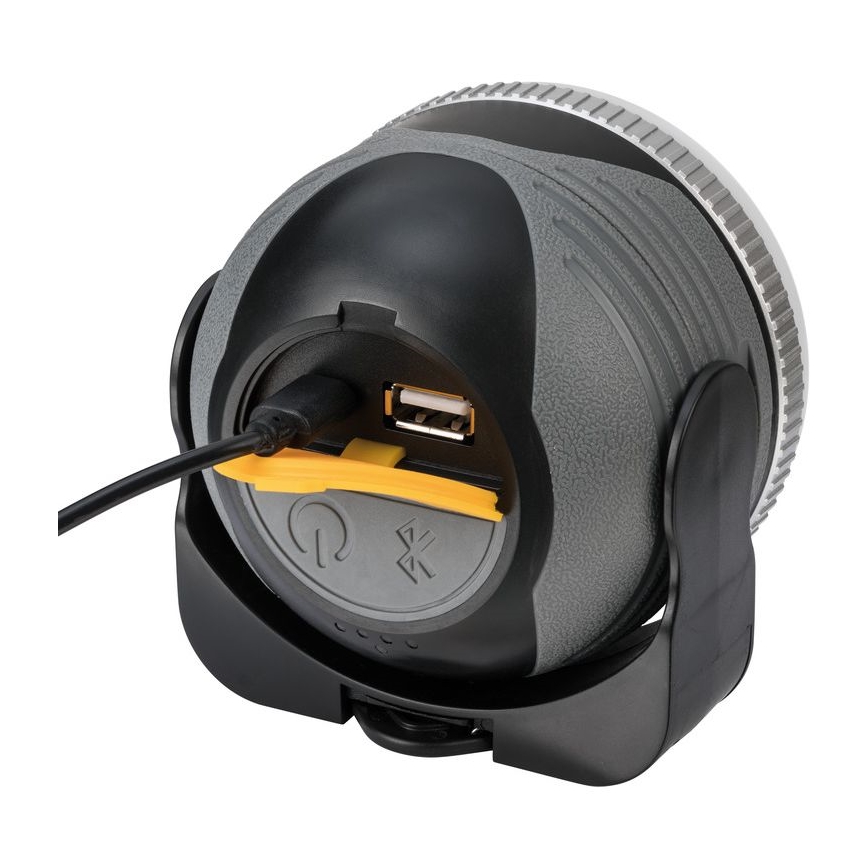 Brennenstuhl - LED Vonkajšia lampa s reproduktorom LED/3W/5V 4000 mAh IP44