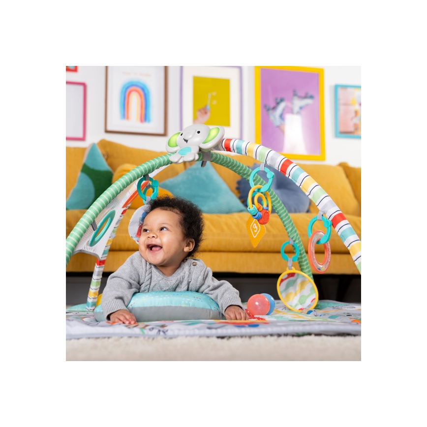 Bright Starts - Detská hracia deka 5v1 YOUR WAY BALL PLAY tyrkysová