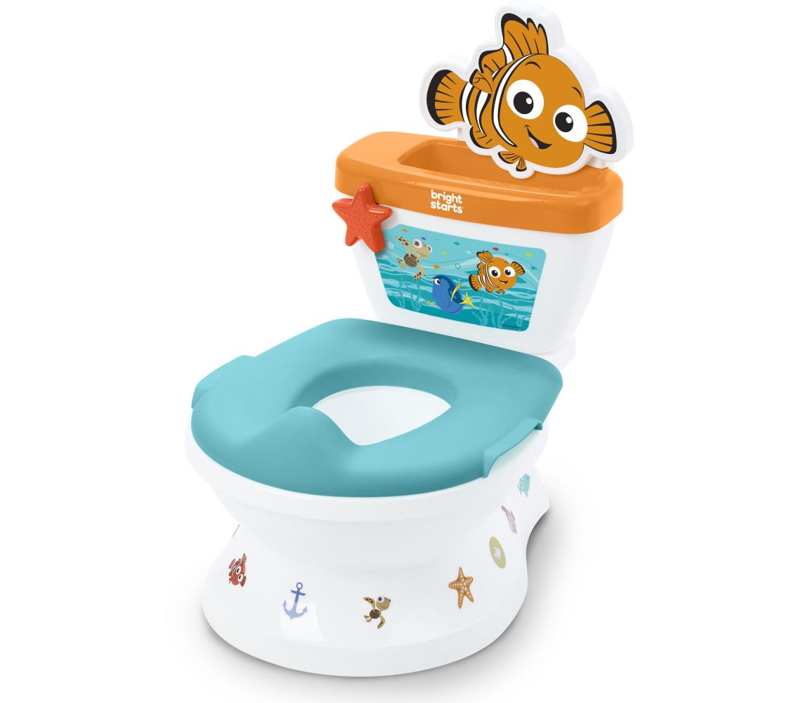 Bright Starts - Detská toaleta so zvukom MY SIZE Finding Nemo 2xAAA 17554-2
