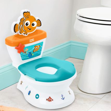 Bright Starts - Detská toaleta so zvukom MY SIZE Finding Nemo 2xAAA