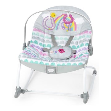 Bright Starts - Detská vibrujúca hojdačka ROSY RAINBOW 1xLR14