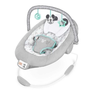 Bright Starts - Detské vibrujúce ležadlo s melódiou MICKEY MOUSE 3xLR14