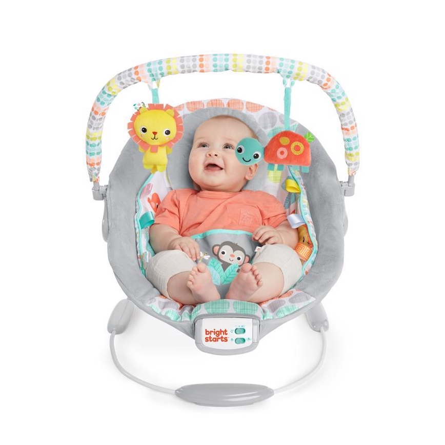 Bright Starts - Detské vibrujúce ležadlo s melódiou WHIMSICAL WILD