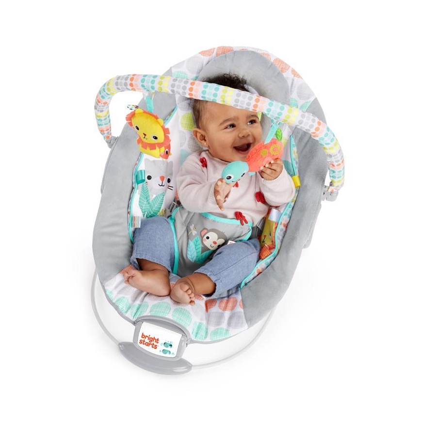 Bright Starts - Detské vibrujúce ležadlo s melódiou WHIMSICAL WILD