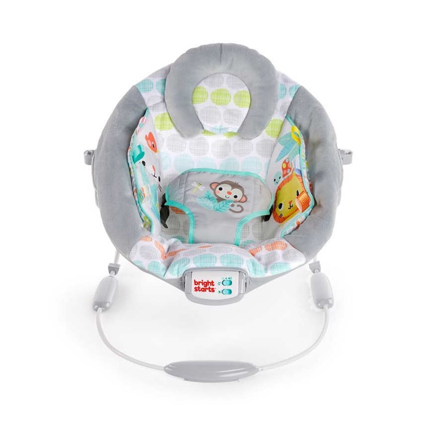 Bright Starts - Detské vibrujúce ležadlo s melódiou WHIMSICAL WILD