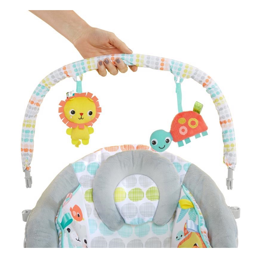 Bright Starts - Detské vibrujúce ležadlo s melódiou WHIMSICAL WILD