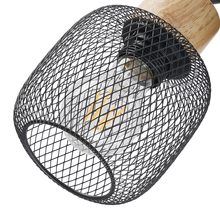 Brilagi - Bodové svietidlo BASKLITE 2xE27/15W/230V kaučukovník/čierna