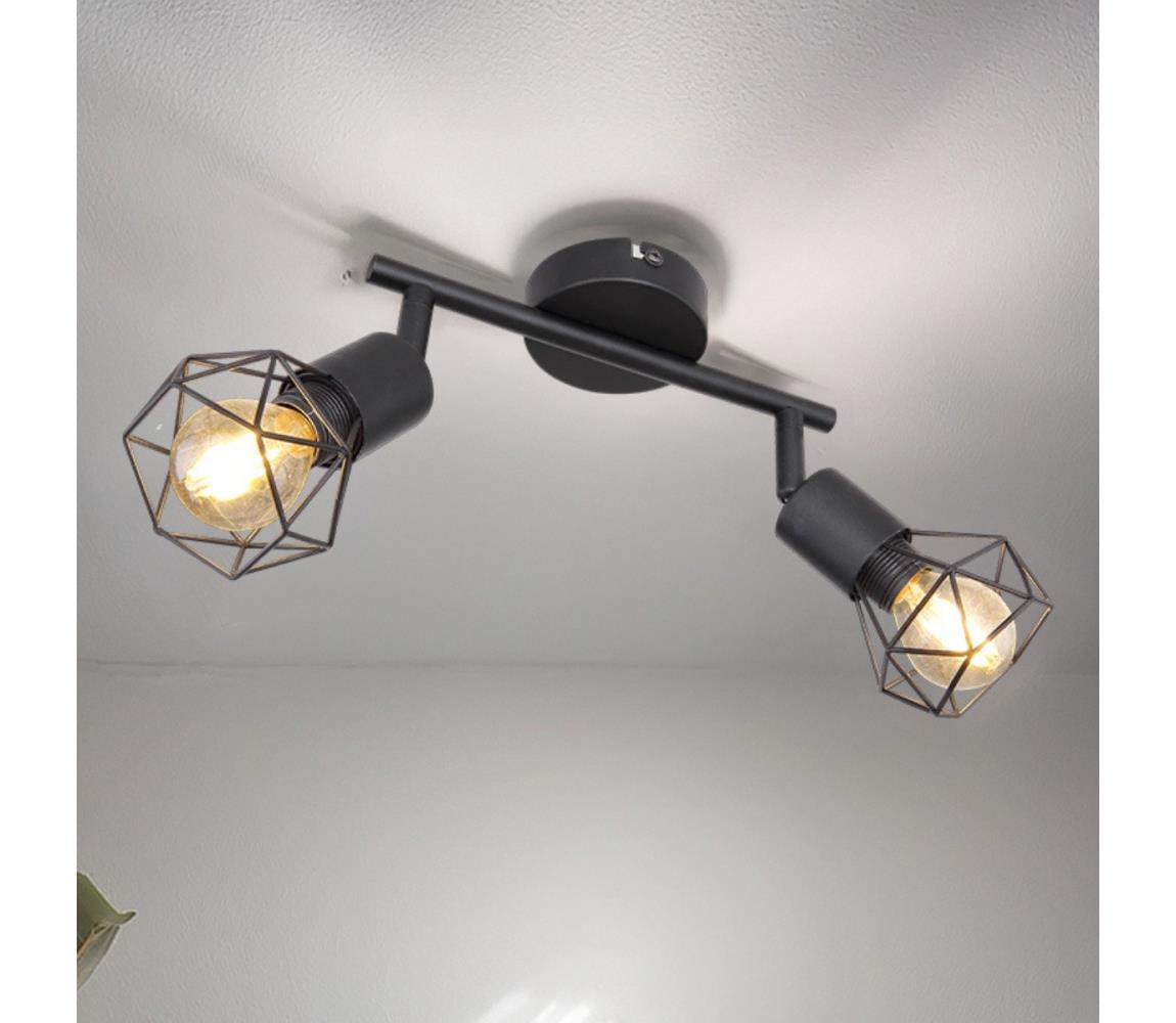 Brilagi - Bodové svietidlo CAGE 2xE14/40W/230V 54802S-2-BRI