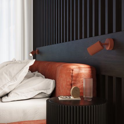 Brilagi - Bodové svietidlo CRESTO 1xGU10/10W/230V 20 cm červené