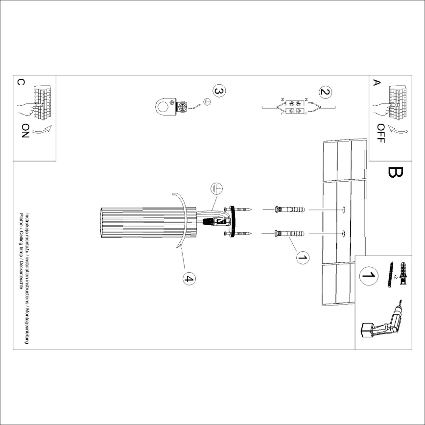 Brilagi - Bodové svietidlo CRESTO 1xGU10/10W/230V 20 cm krémové