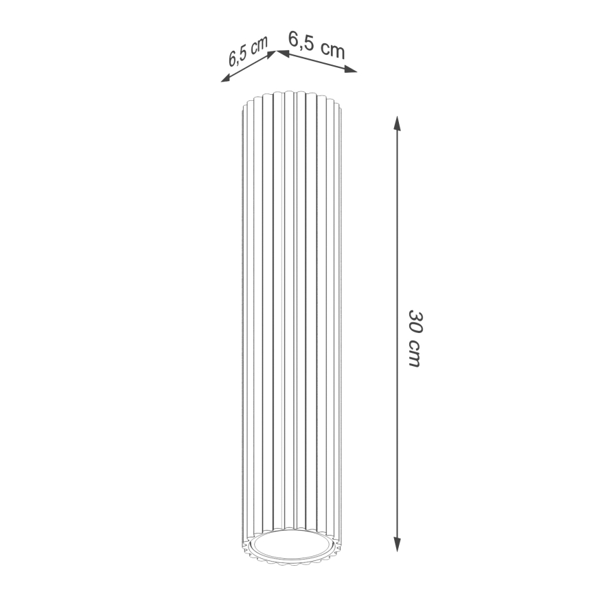 Brilagi - Bodové svietidlo CRESTO 1xGU10/10W/230V 30 cm čierne