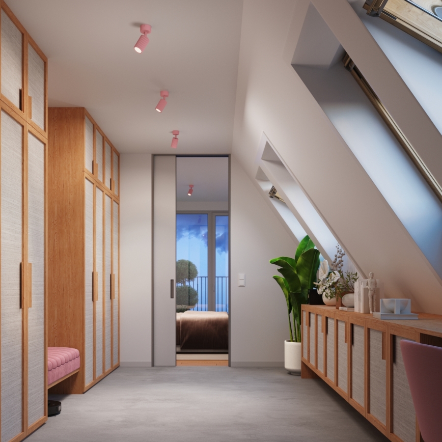 Brilagi - Bodové svietidlo CRESTO 1xGU10/10W/230V ružové