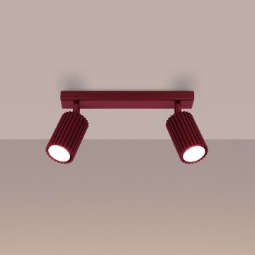 Brilagi - Bodové svietidlo CRESTO 2xGU10/10W/230V bordové