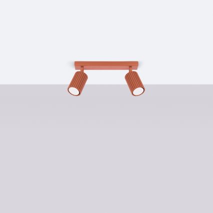 Brilagi - Bodové svietidlo CRESTO 2xGU10/10W/230V červená