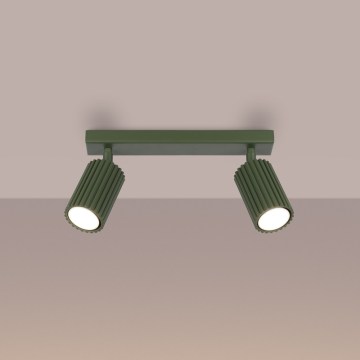 Brilagi - Bodové svietidlo CRESTO 2xGU10/10W/230V zelené