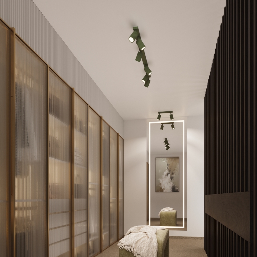 Brilagi - Bodové svietidlo CRESTO 2xGU10/10W/230V zelené