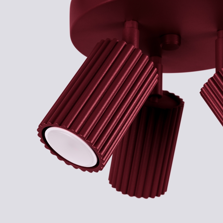 Brilagi - Bodové svietidlo CRESTO 3xGU10/10W/230V bordové