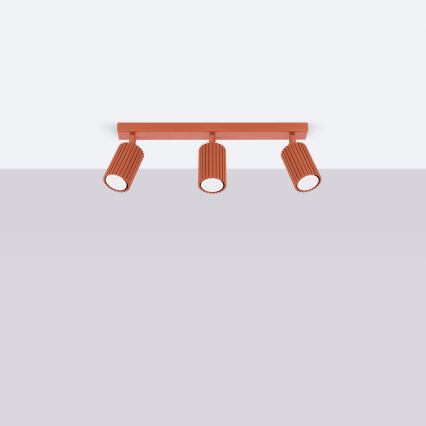 Brilagi - Bodové svietidlo CRESTO 3xGU10/10W/230V červené