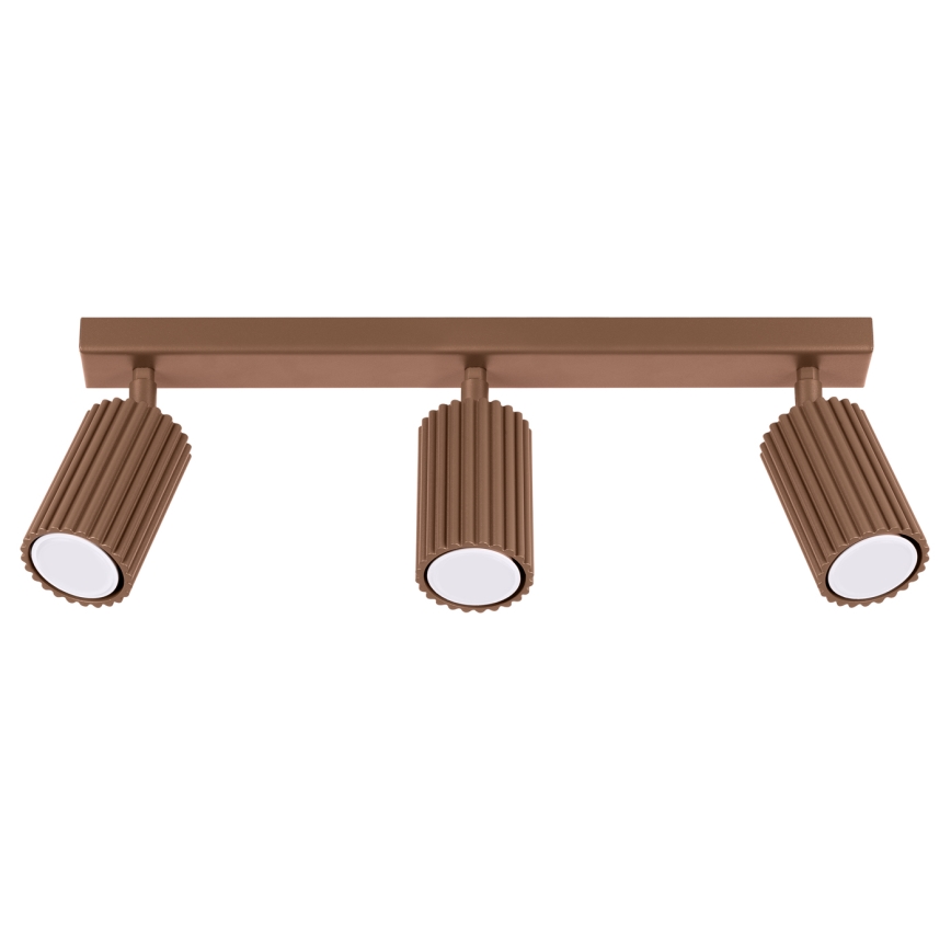 Brilagi - Bodové svietidlo CRESTO 3xGU10/10W/230V hnedá