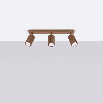 Brilagi - Bodové svietidlo CRESTO 3xGU10/10W/230V hnedá