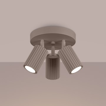 Brilagi - Bodové svietidlo CRESTO 3xGU10/10W/230V taupe