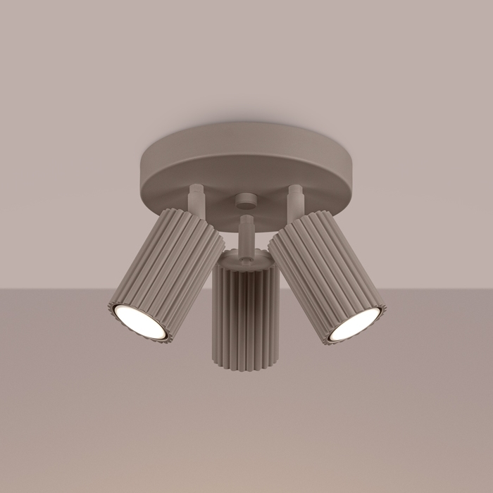 Brilagi - Bodové svietidlo CRESTO 3xGU10/10W/230V taupe