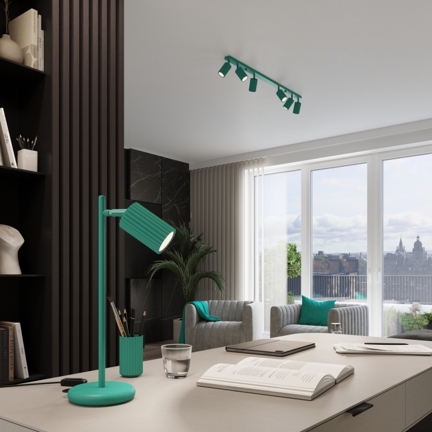 Brilagi - Bodové svietidlo CRESTO 3xGU10/10W/230V tyrkysové