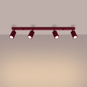 Brilagi - Bodové svietidlo CRESTO 4xGU10/10W/230V bordové