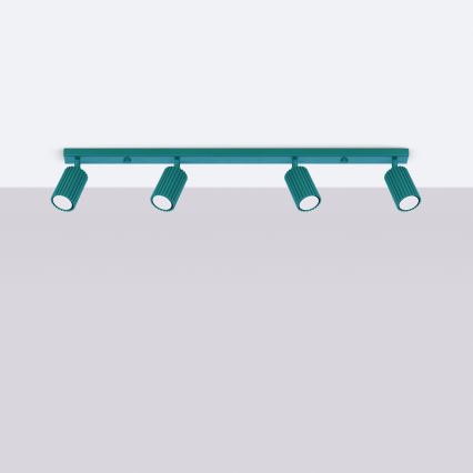 Brilagi - Bodové svietidlo CRESTO 4xGU10/10W/230V tyrkysové