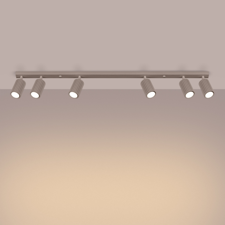 Brilagi - Bodové svietidlo CRESTO 6xGU10/10W/230V taupe