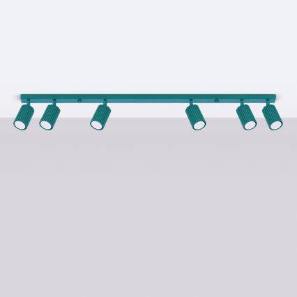 Brilagi - Bodové svietidlo CRESTO 6xGU10/10W/230V tyrkysová