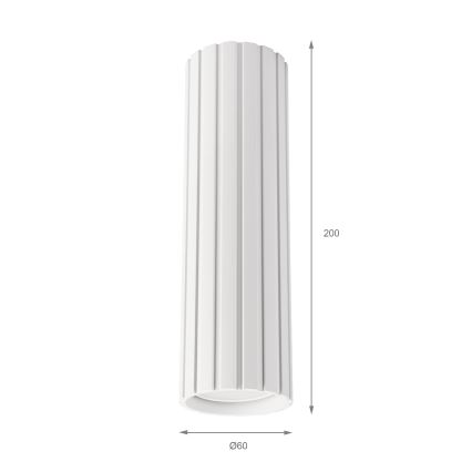 Brilagi - Bodové svietidlo CRISPINA 1xGU10/10W/230V 20 cm biela
